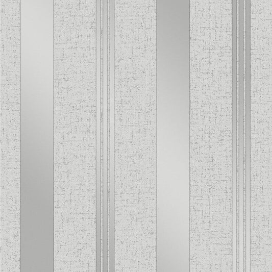 Quartz Stripe Glitter Wallpaper - Silver - Fine Décor - FD41967 - Premier Wallcovering