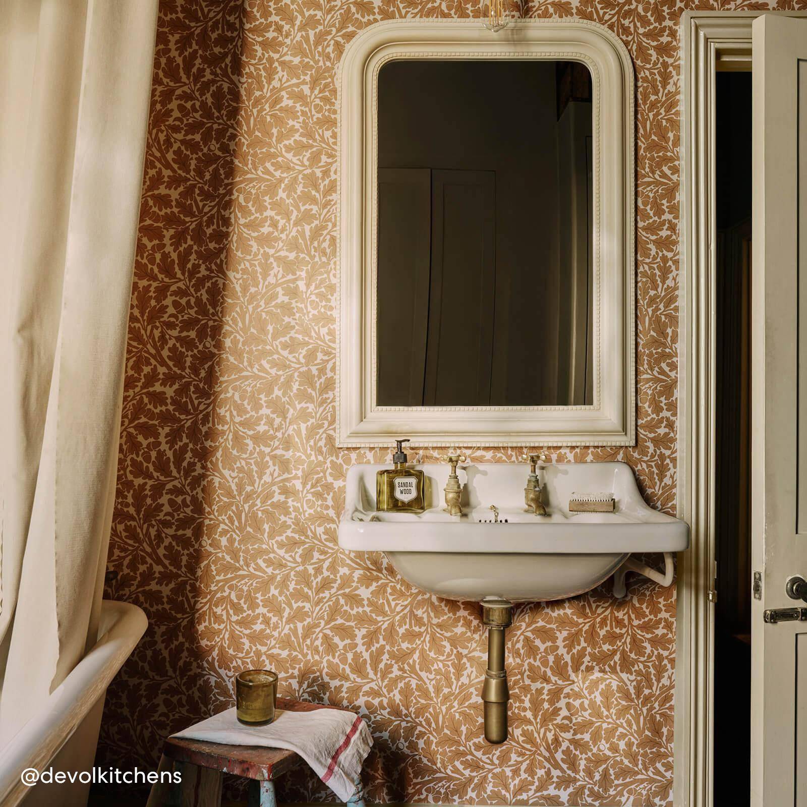 Quercus Wallpaper - Amber - House of Hackney - 1-WA-QUE-DI-AMB-XXX - Premier Wallcovering