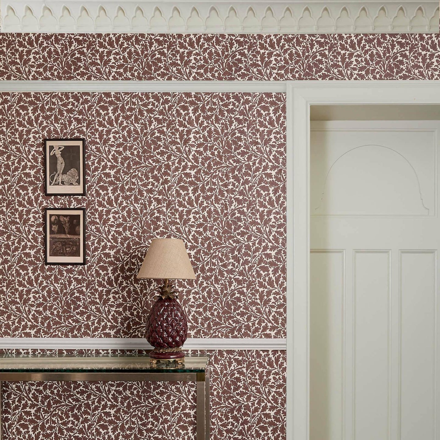 Quercus Wallpaper - Carnelian - House of Hackney - 1-WA-QUE-DI-CRN-XXX - Premier Wallcovering