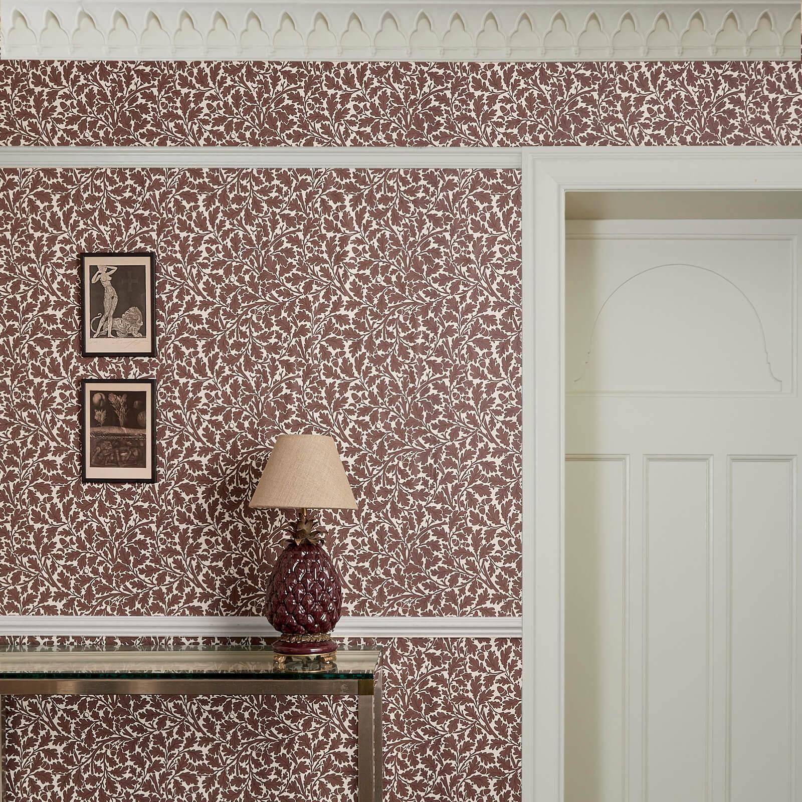 Quercus Wallpaper - Carnelian - House of Hackney - 1-WA-QUE-DI-CRN-XXX - Premier Wallcovering