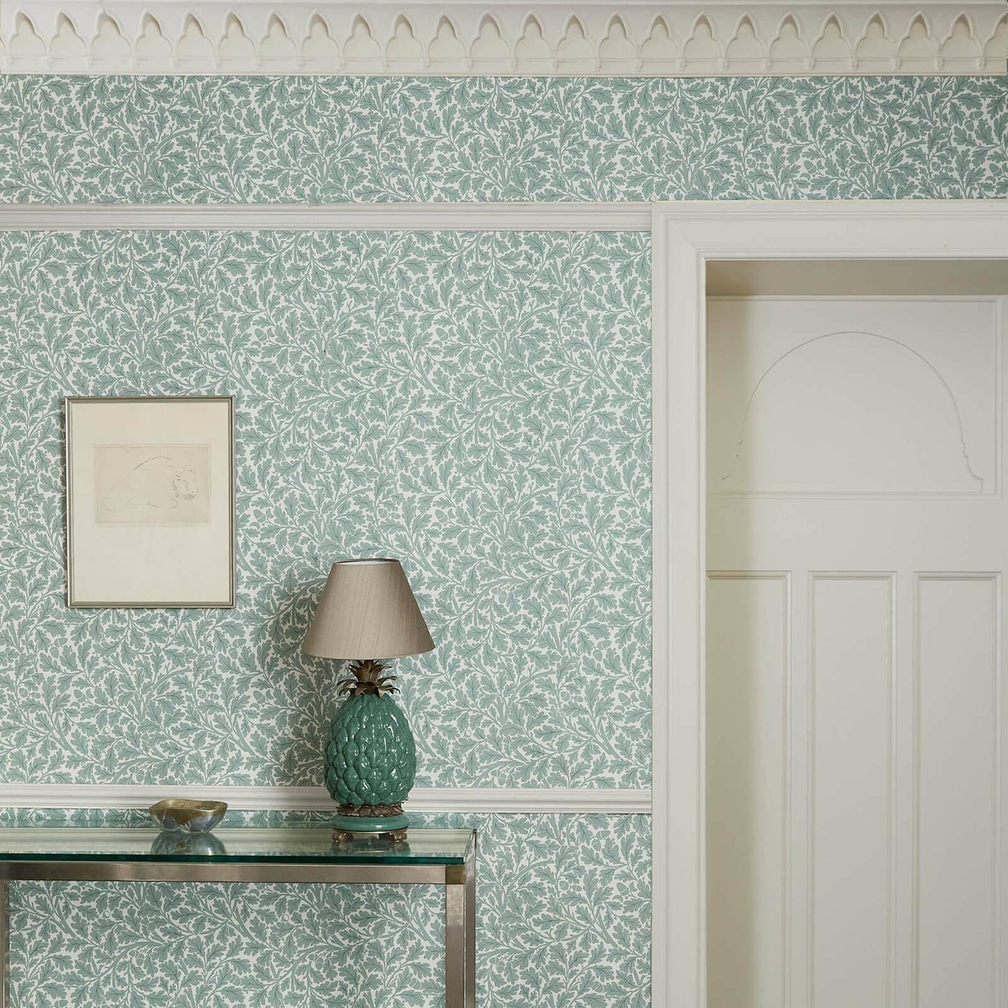 Quercus Wallpaper - Moonstone - House of Hackney - 1-WA-QUE-DI-MOO-XXX - Premier Wallcovering