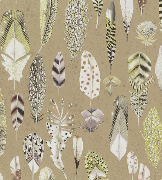 Quill Wallpaper - Gold - PDG1030/02 - Designers Guild - Premier Wallcovering