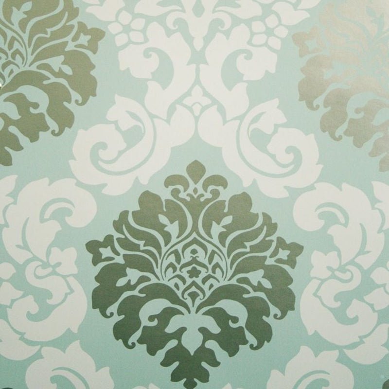 Radnor Wallpaper - Duckegg - Osborne & Little - W5795-06 - Premier Wallcovering