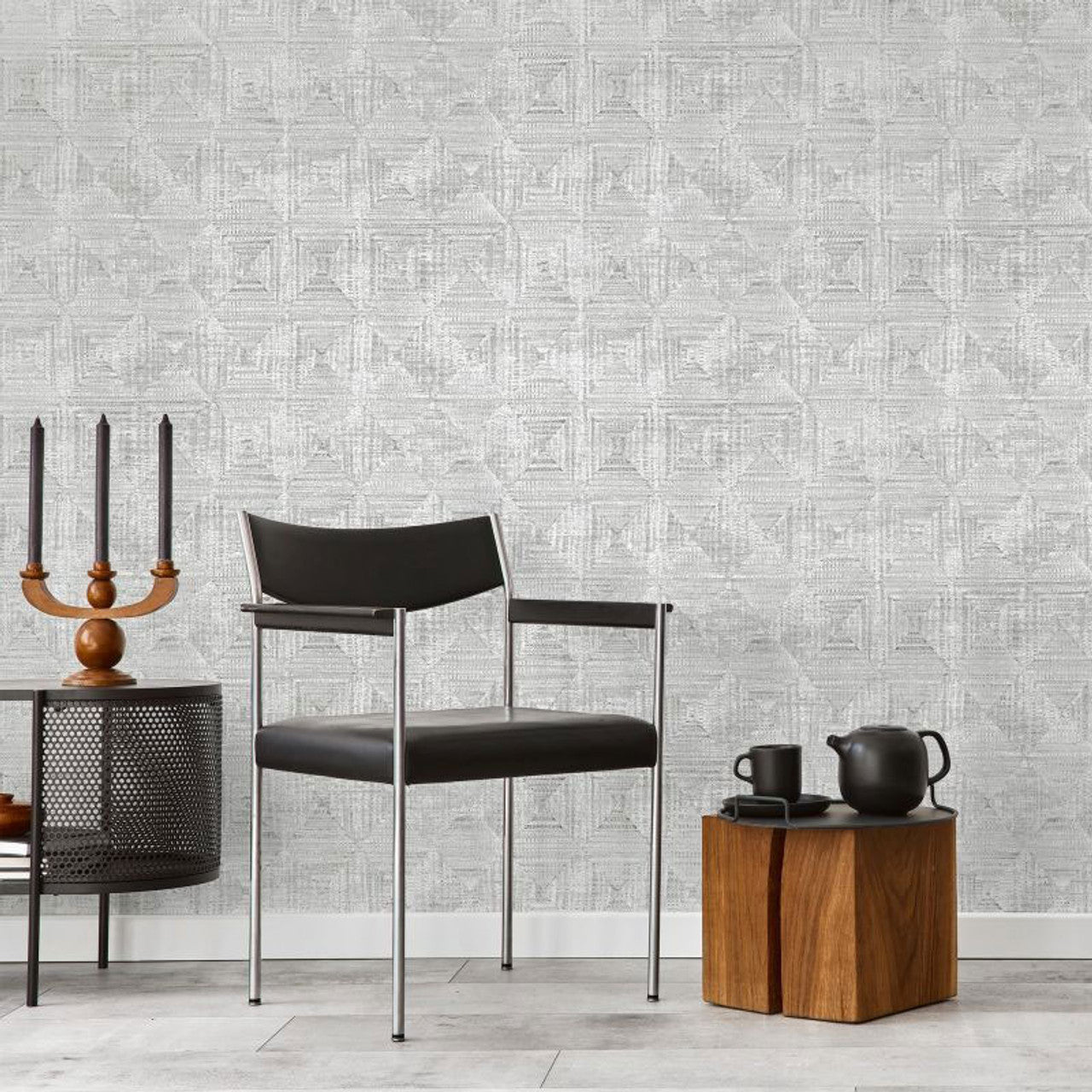 Raffia Pepper Wallpaper - Black Cumin - Hohenberger - 65346 - Premier Wallcovering