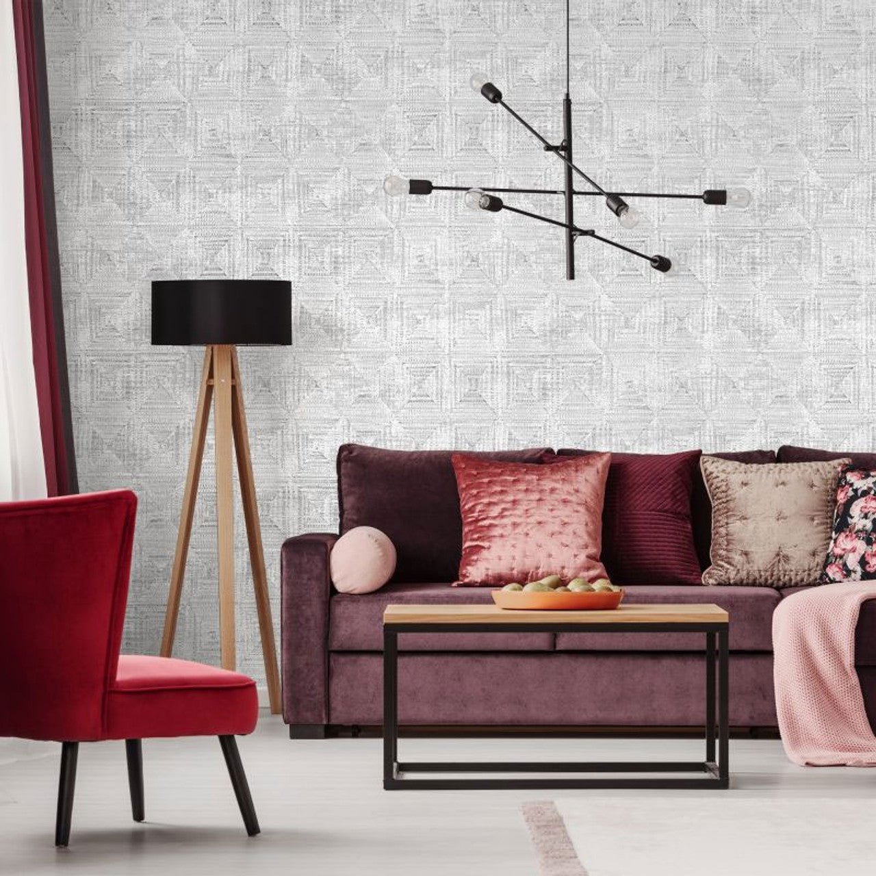 Raffia Pepper Wallpaper - Sea Salt - Hohenberger - 65349 - Premier Wallcovering