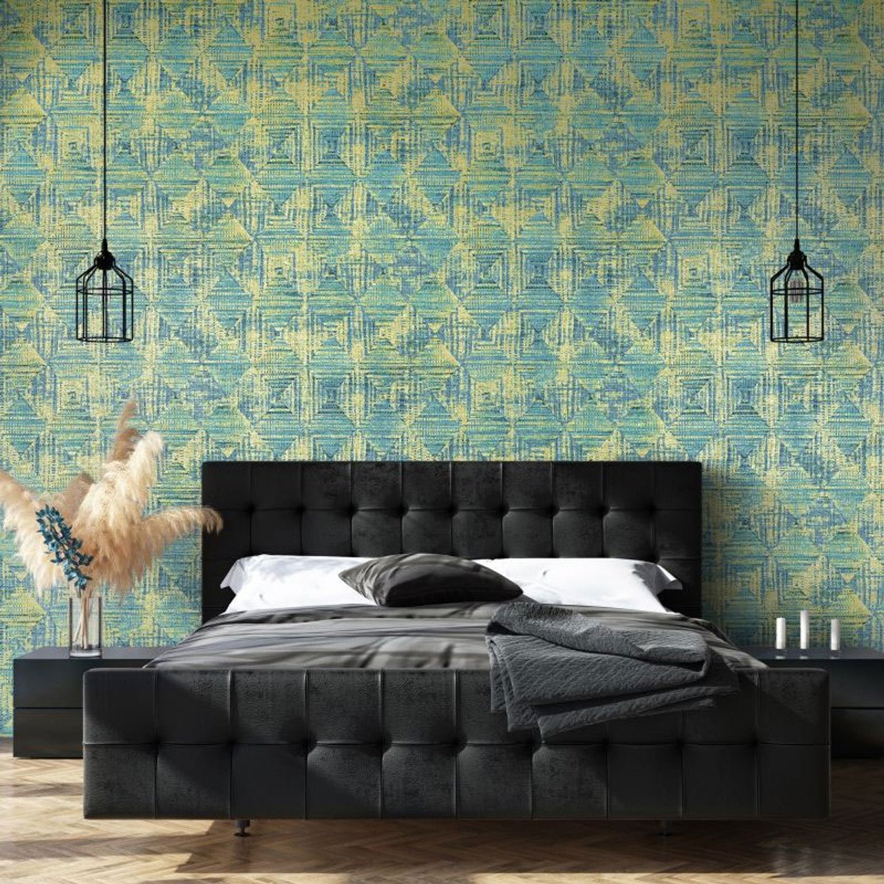 Raffia Pepper Wallpaper - Green - Hohenberger - 65343 - Premier Wallcovering