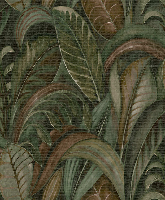 Raffia Wallpaper - Emerald Green - Holden Décor - 65940 - Premier Wallcovering