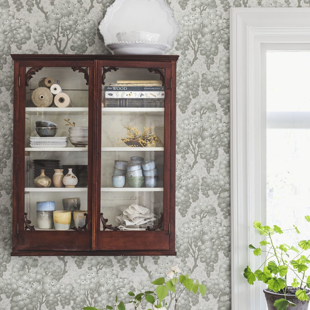 Ragnvi Wallpaper - Spring Green - Sandberg - 836-38 - Premier Wallcovering