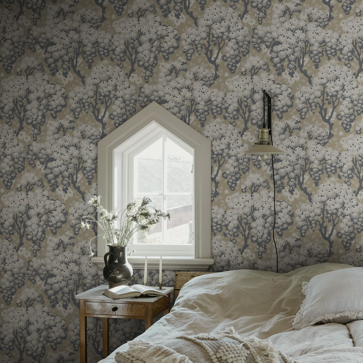 Ragnvi Wallpaper - Clay - Sandberg - 836-32 - Premier Wallcovering