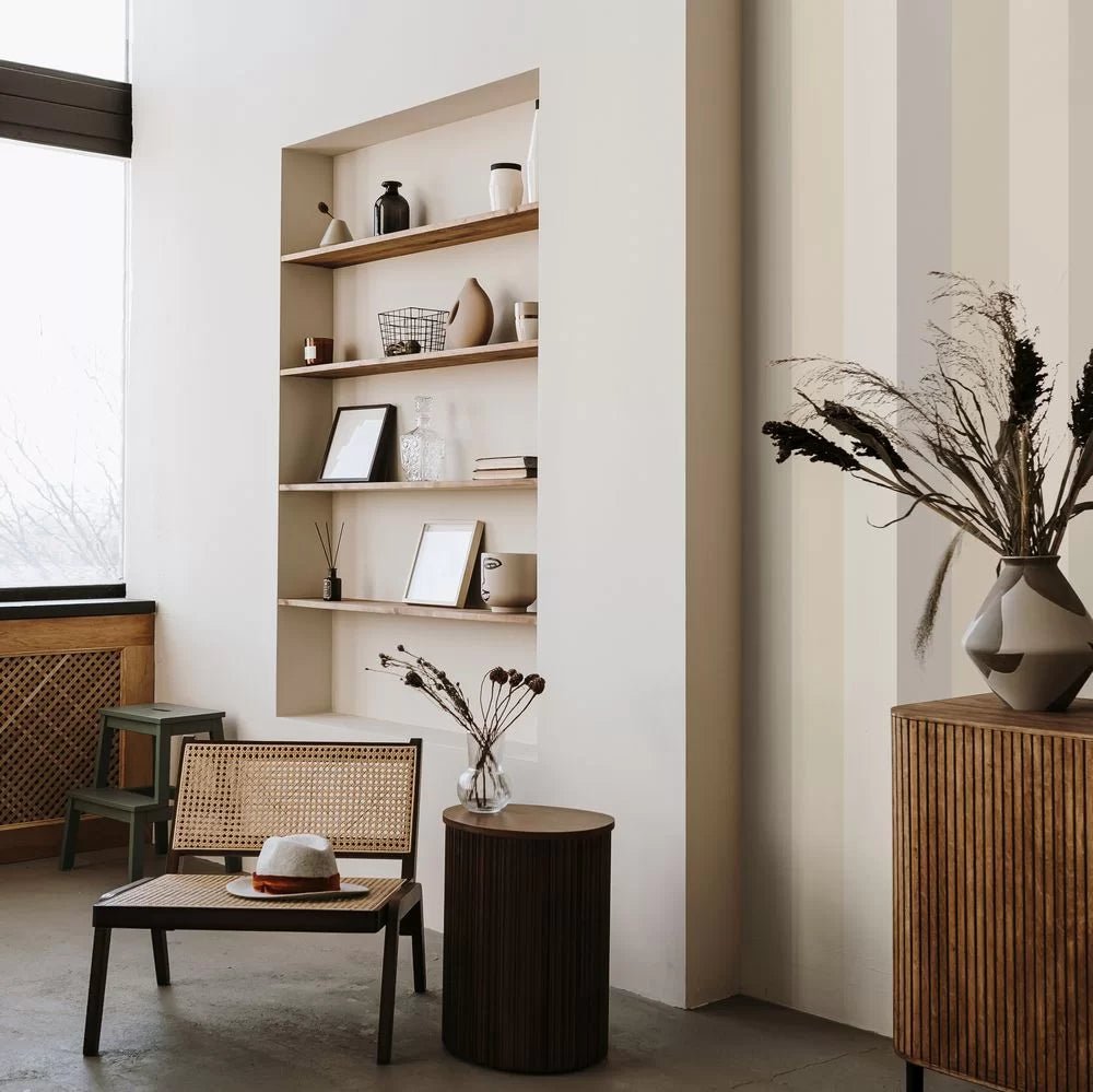 Rainbow Bloc Wallpaper - Oyster - Ohpopsi - STR50125W - Premier Wallcovering