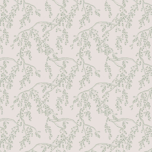 Rainham Willow Wallpaper - Sage - Laura Ashley - 140333 - Premier Wallcovering