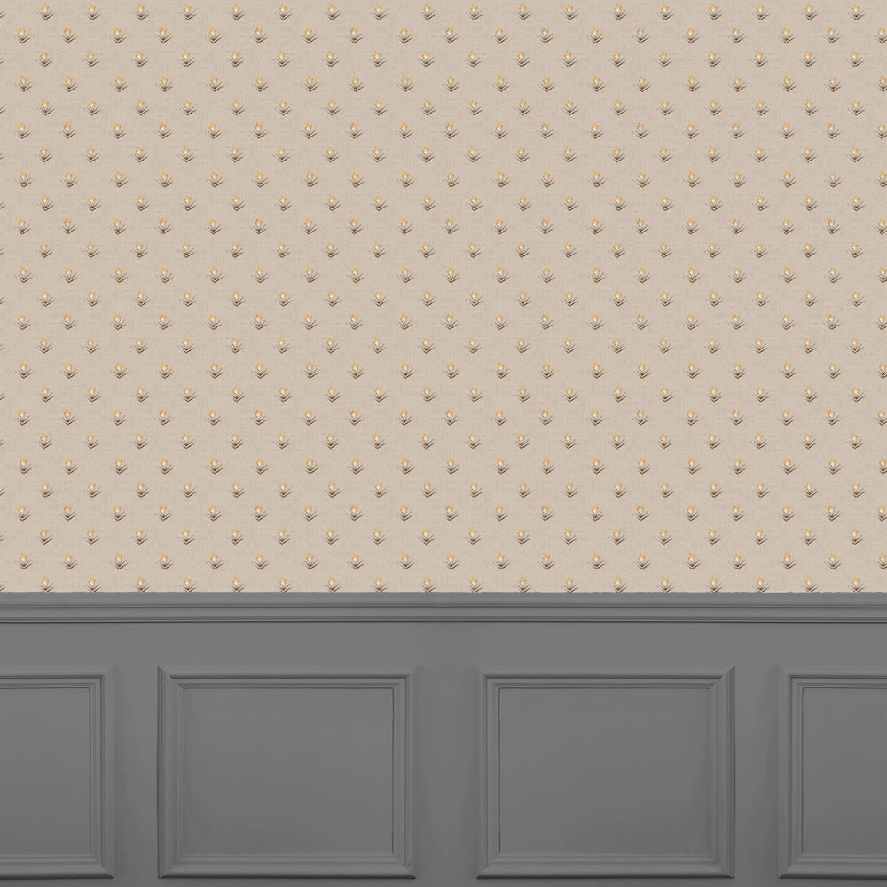 Raja Wallpaper - Stone - Voyage Maison - RAJA/WPO/STO - Premier Wallcovering