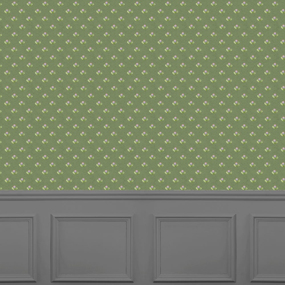 Raja Wallpaper - Sage - Voyage Maison - RAJA/WPO/SAG - Premier Wallcovering