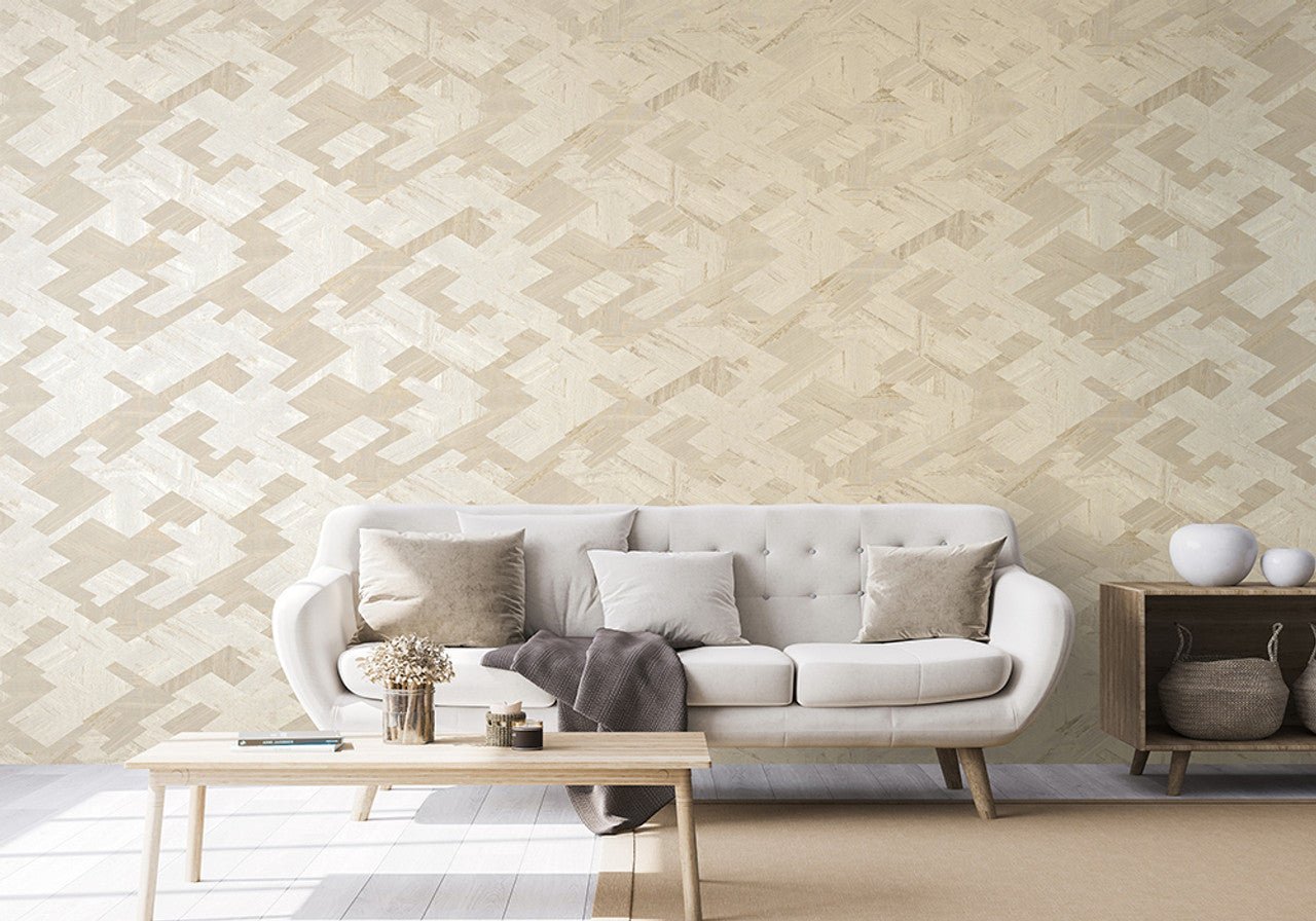 Ralph Slow Living Wallpaper - Sand/ Gold - Hohenberger - 64680 - Premier Wallcovering