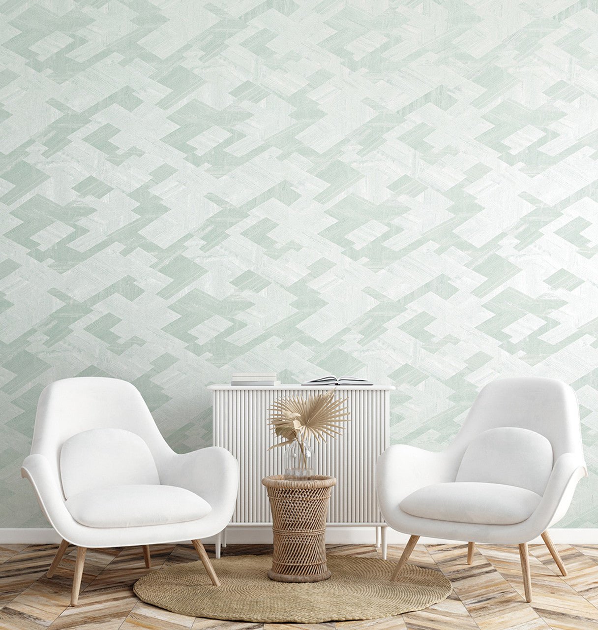 Ralph Slow Living Wallpaper - Frost Mint - Hohenberger - 64679 - Premier Wallcovering