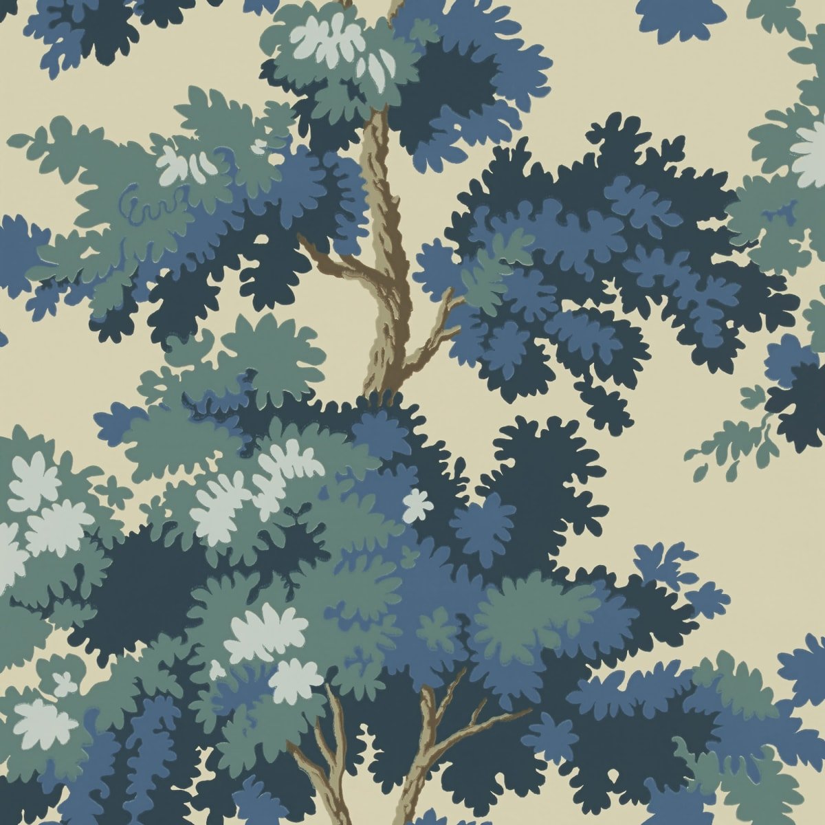 Raphael Wallpaper - Blue - Sandberg - 444-66 - Premier Wallcovering