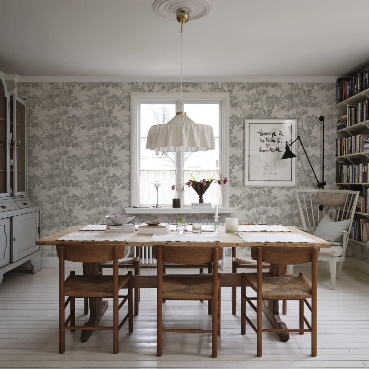Raphael Wallpaper - Gray - Sandberg - 444-31 - Premier Wallcovering