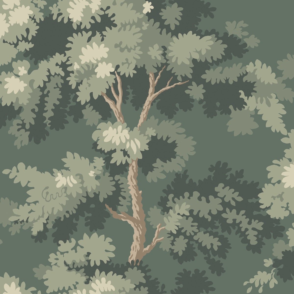 Raphael Wallpaper - Moss Green - Sandberg - S10238 - Premier Wallcovering
