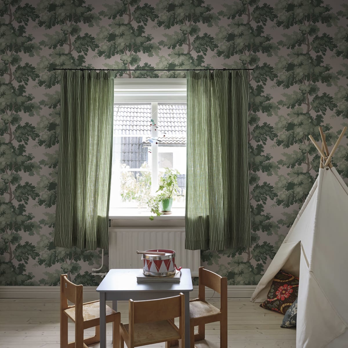 Raphael Wallpaper - Pink - Sandberg - S10382 - Premier Wallcovering