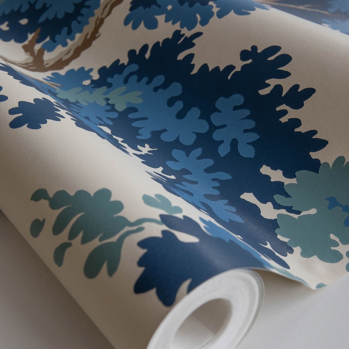 Raphael Wallpaper - Blue - Sandberg - 444-66 - Premier Wallcovering