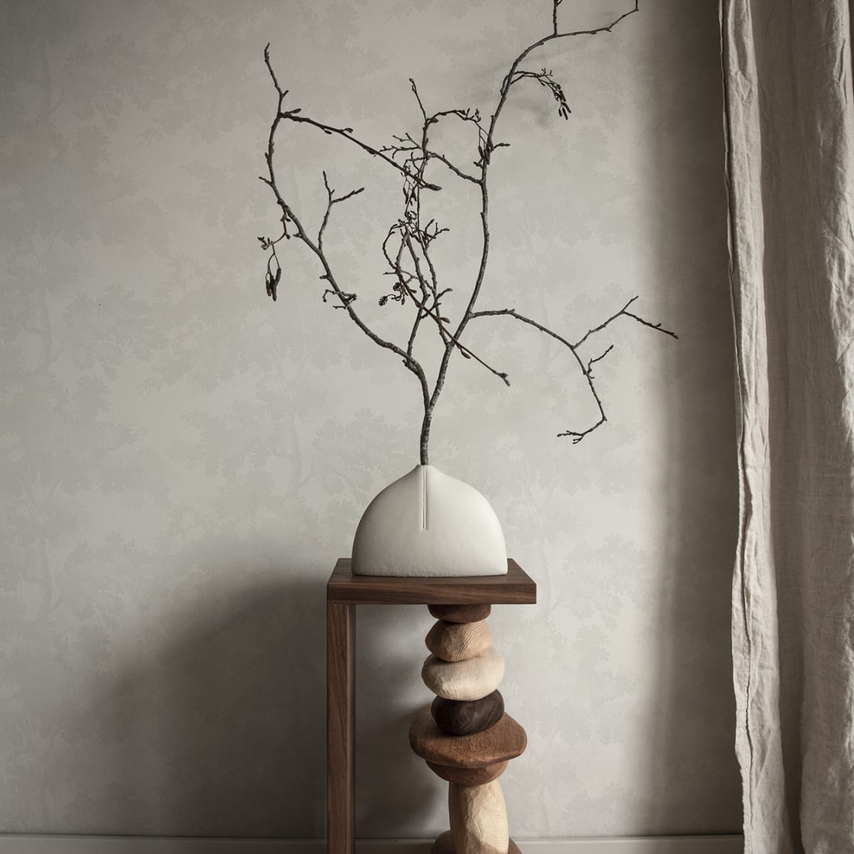 Raphael Wallpaper - White - Sandberg - 444-11 - Premier Wallcovering