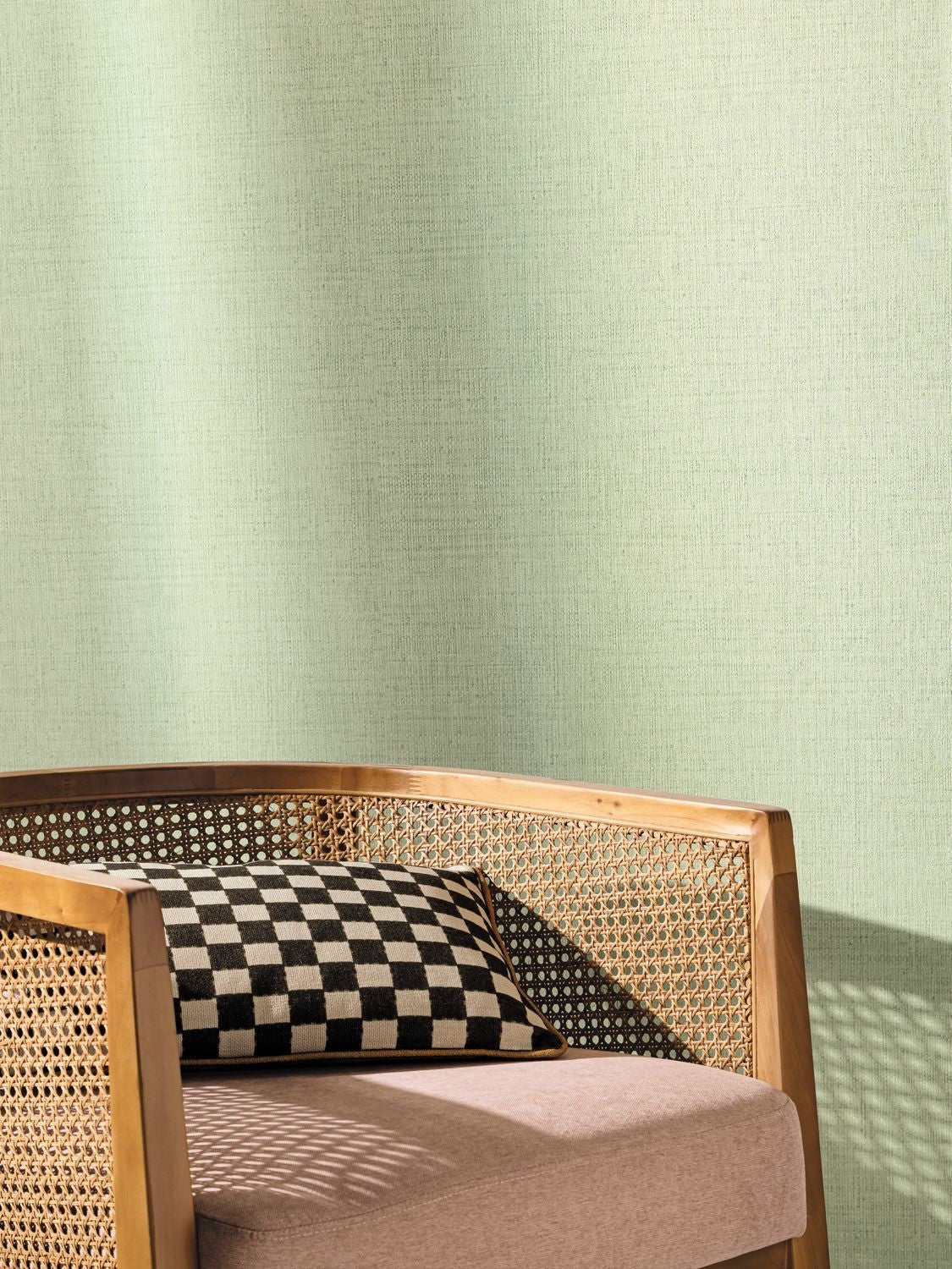 Raphia Wallpaper - Vert D'eau - Caselio - 105977000 - Premier Wallcovering