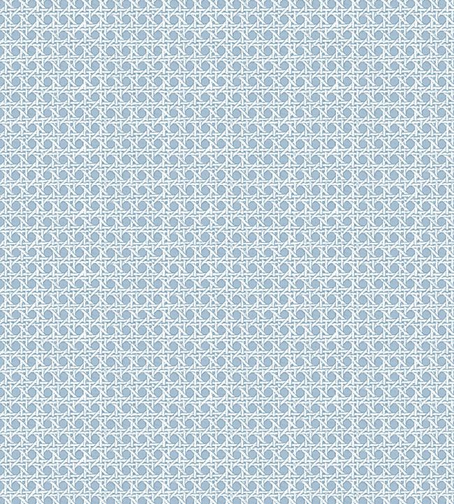 Rattan Grasscloth Wallpaper - Blue - Madeaux - W2900 - 120 - Premier Wallcovering