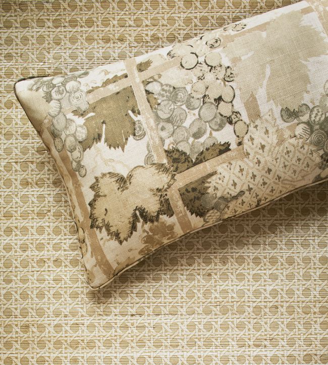 Rattan Grasscloth Wallpaper - Silver - Madeaux - W2900 - 145 - Premier Wallcovering