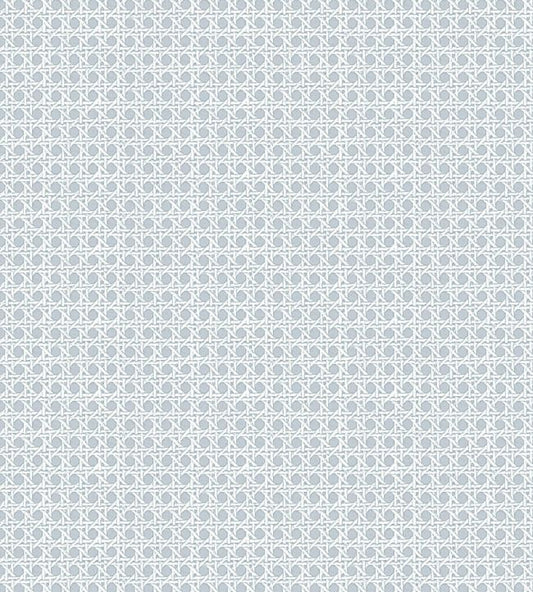 Rattan Grasscloth Wallpaper - Silver - Madeaux - W2900 - 145 - Premier Wallcovering