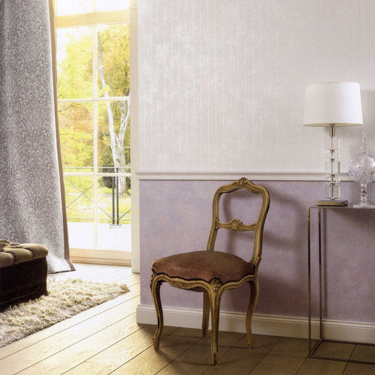 Rayure Prague Wallpaper - Blanc - Casadeco - 80810236 - Premier Wallcovering