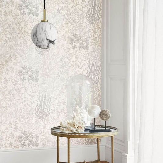 Recif Voyage Onirique Wallpaper - Naturel - Casadeco - 87221030 - Premier Wallcovering