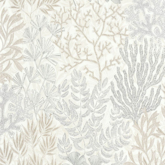 Recif Voyage Onirique Wallpaper - Naturel - Casadeco - 87221030 - Premier Wallcovering