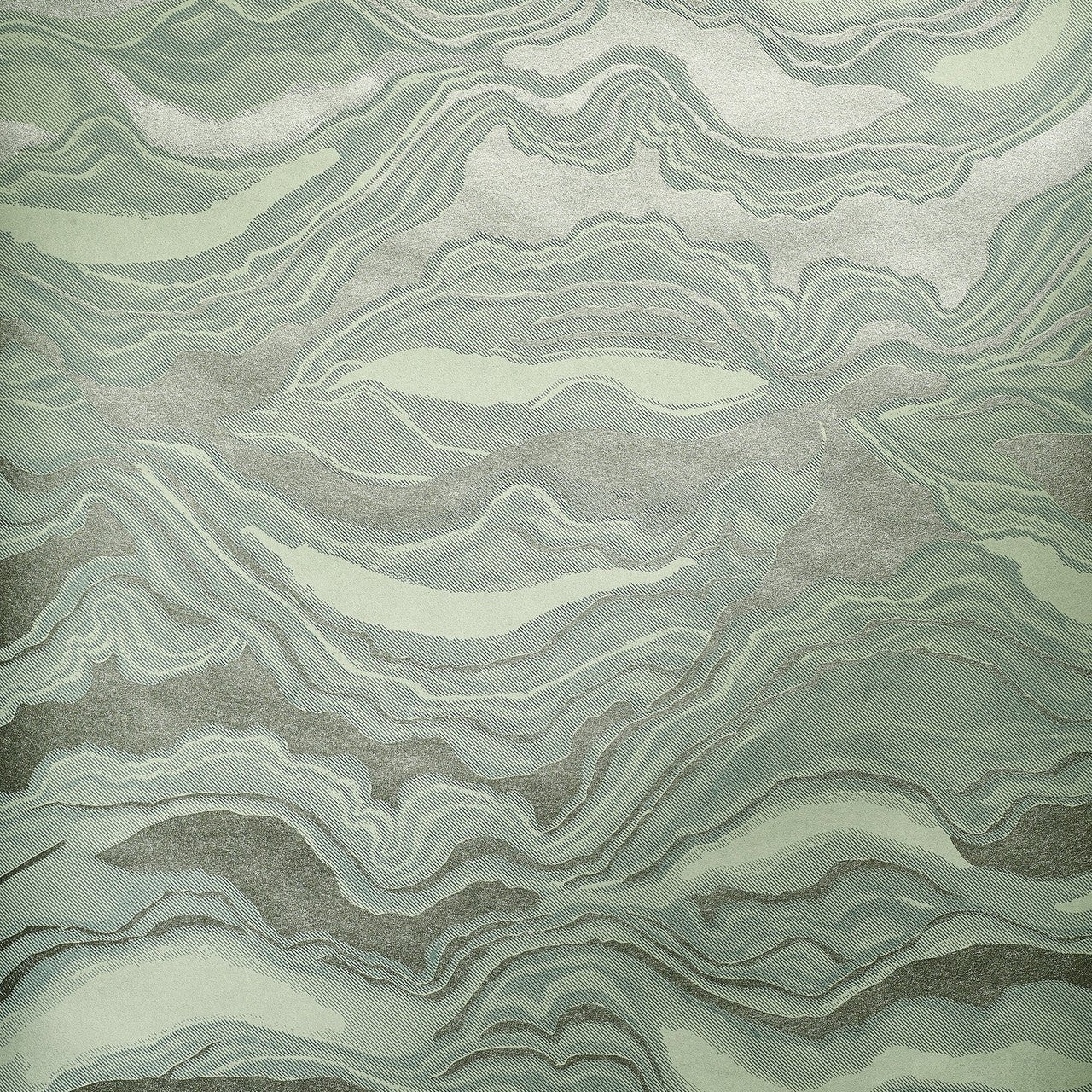Reflection Slow Living Wallpaper - Wasabi Green - Hohenberger - 30027 - Premier Wallcovering