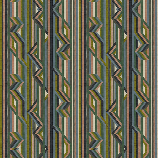 Reflets Sur Le Rhone Grasscloth Wallpaper - Vert Riziere - Christian Lacroix - PCL7059/01 - Premier Wallcovering