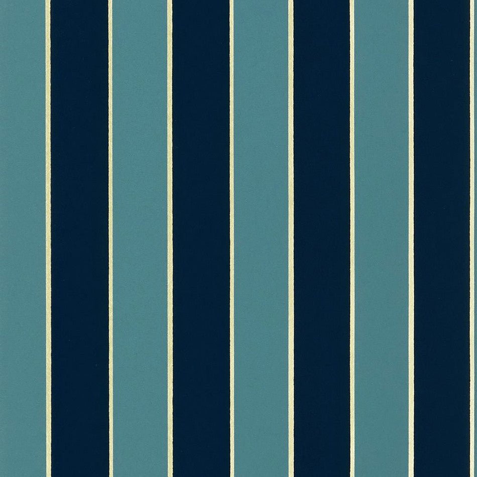 Regency Stripe Wallpaper - Peacock - Osborne & Little - W7780-03 - Premier Wallcovering