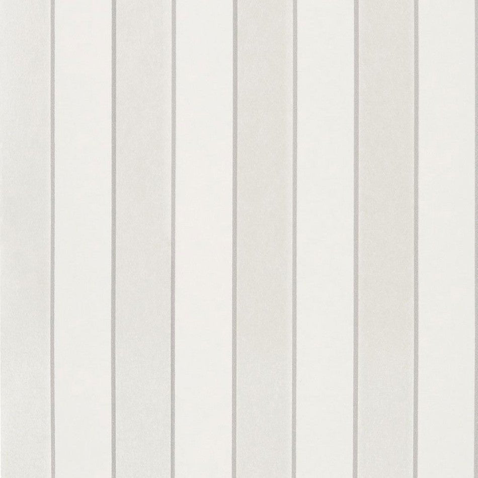 Regency Stripe Wallpaper - Silver - Osborne & Little - W7780-09 - Premier Wallcovering
