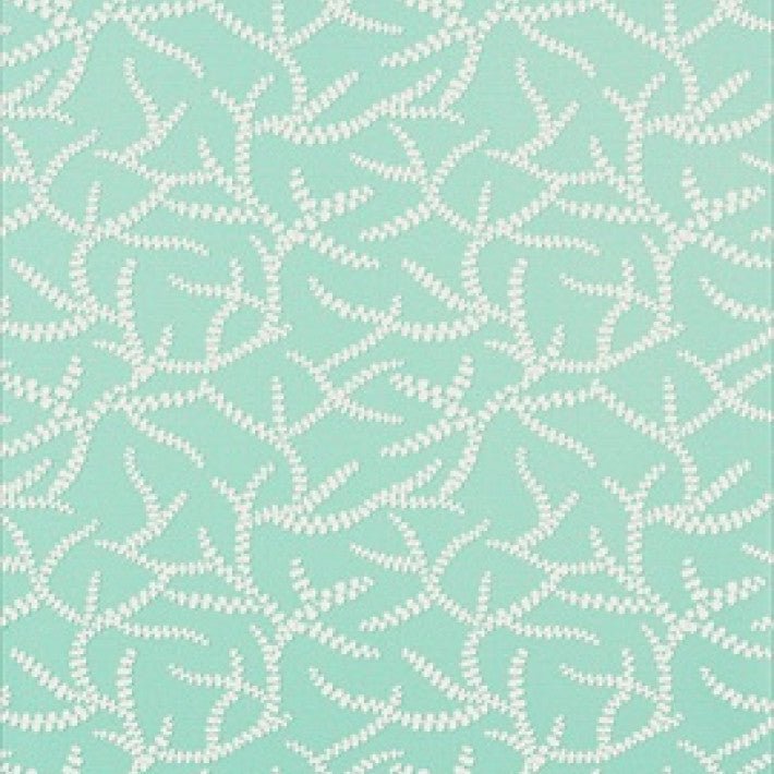 Regina Wallpaper - Aqua - Thibaut - T16071 - Premier Wallcovering
