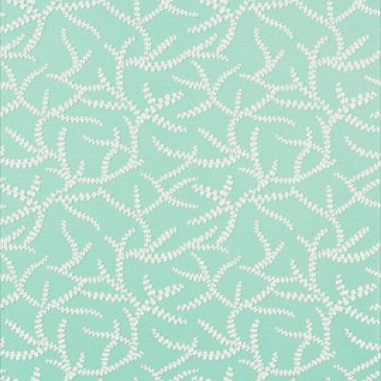 Regina Wallpaper - Aqua - Thibaut - T16071 - Premier Wallcovering