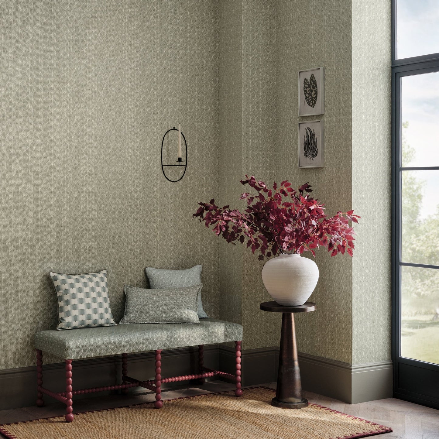 Remi Wallpaper - Caper - Romo - Aubin - W477/04 - Premier Wallcovering