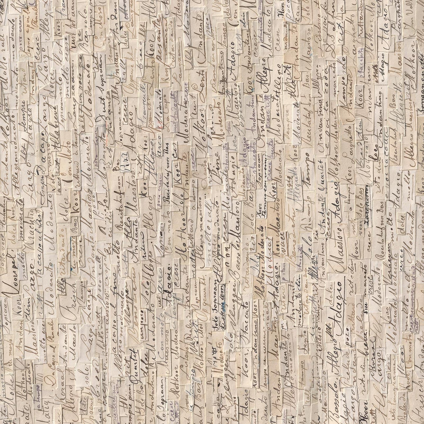 Remixed Typography Wallpaper - Brown - NLXL - REM - 03 - Premier Wallcovering