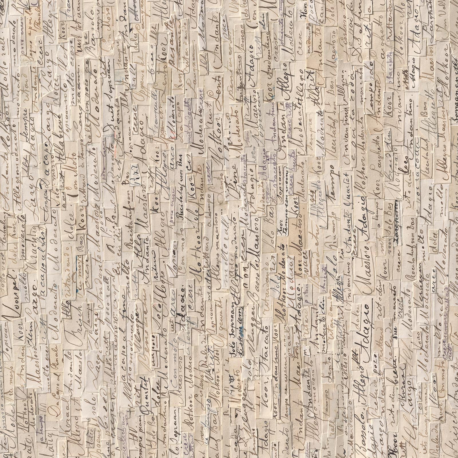 Remixed Typography Wallpaper - Brown - NLXL - REM - 03 - Premier Wallcovering