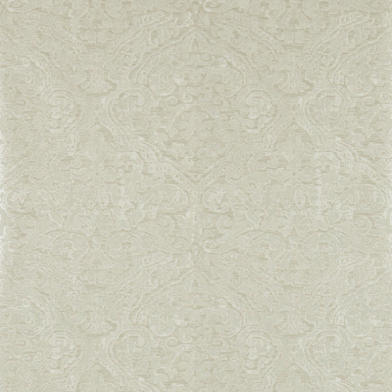 Renaissance Damask Wallpaper - Linen - ZCON312024 - Zoffany - Premier Wallcovering