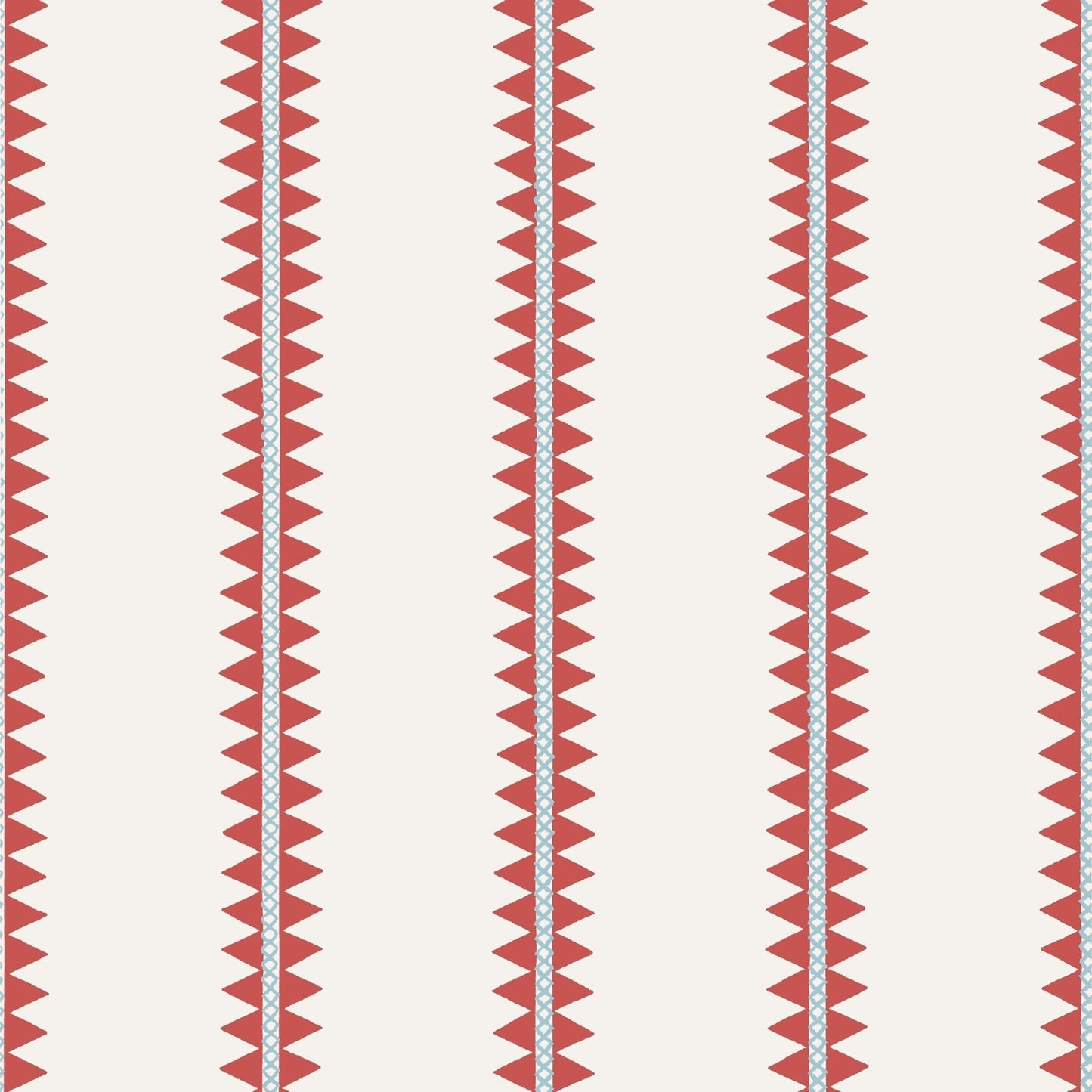 Reno Stripe Wallpaper - Coral - Thibaut - T13245 - Premier Wallcovering
