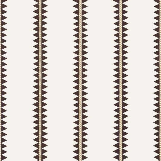 Reno Stripe Wallpaper - Black - Thibaut - T13240 - Premier Wallcovering