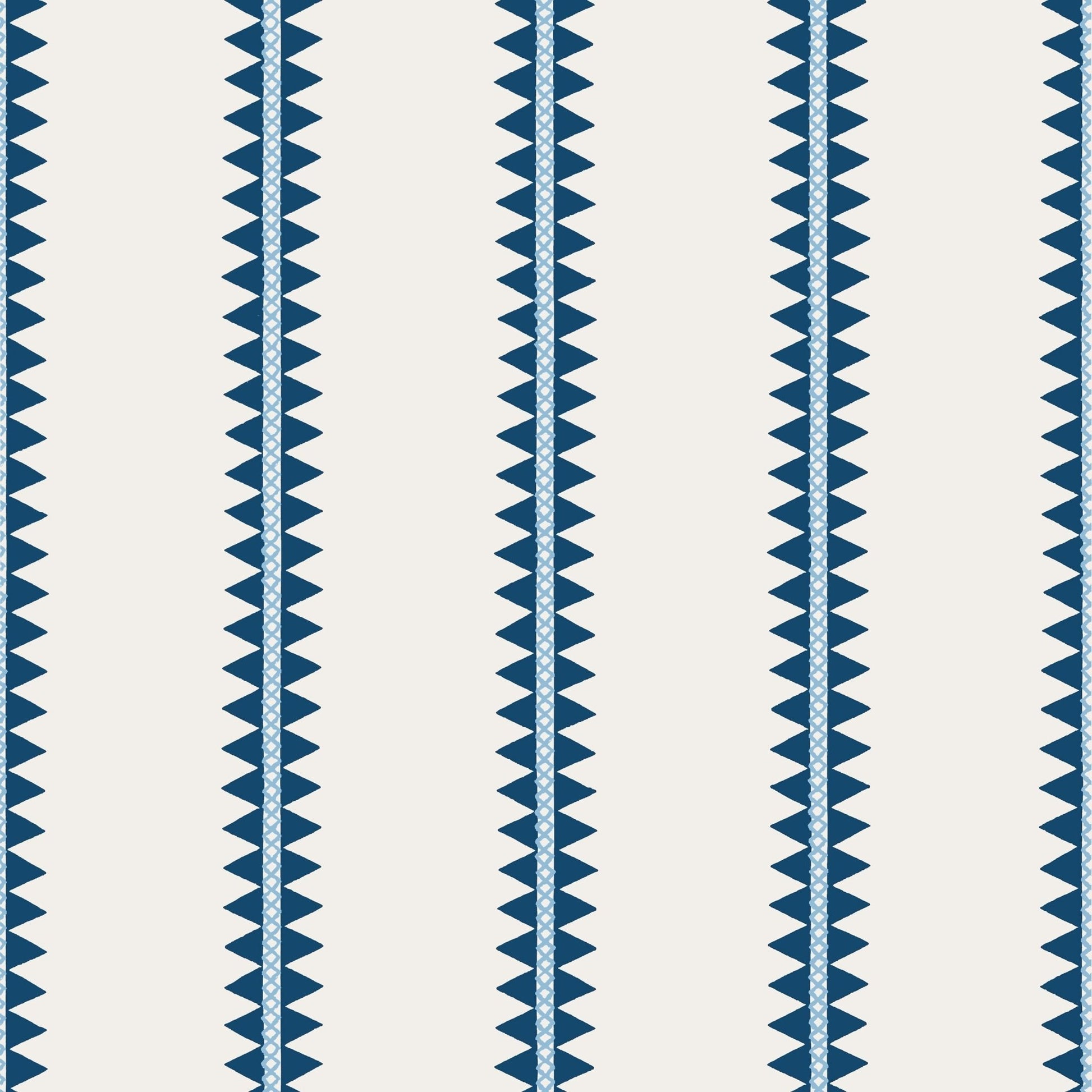 Reno Stripe Wallpaper - Navy - Thibaut - T13244 - Premier Wallcovering