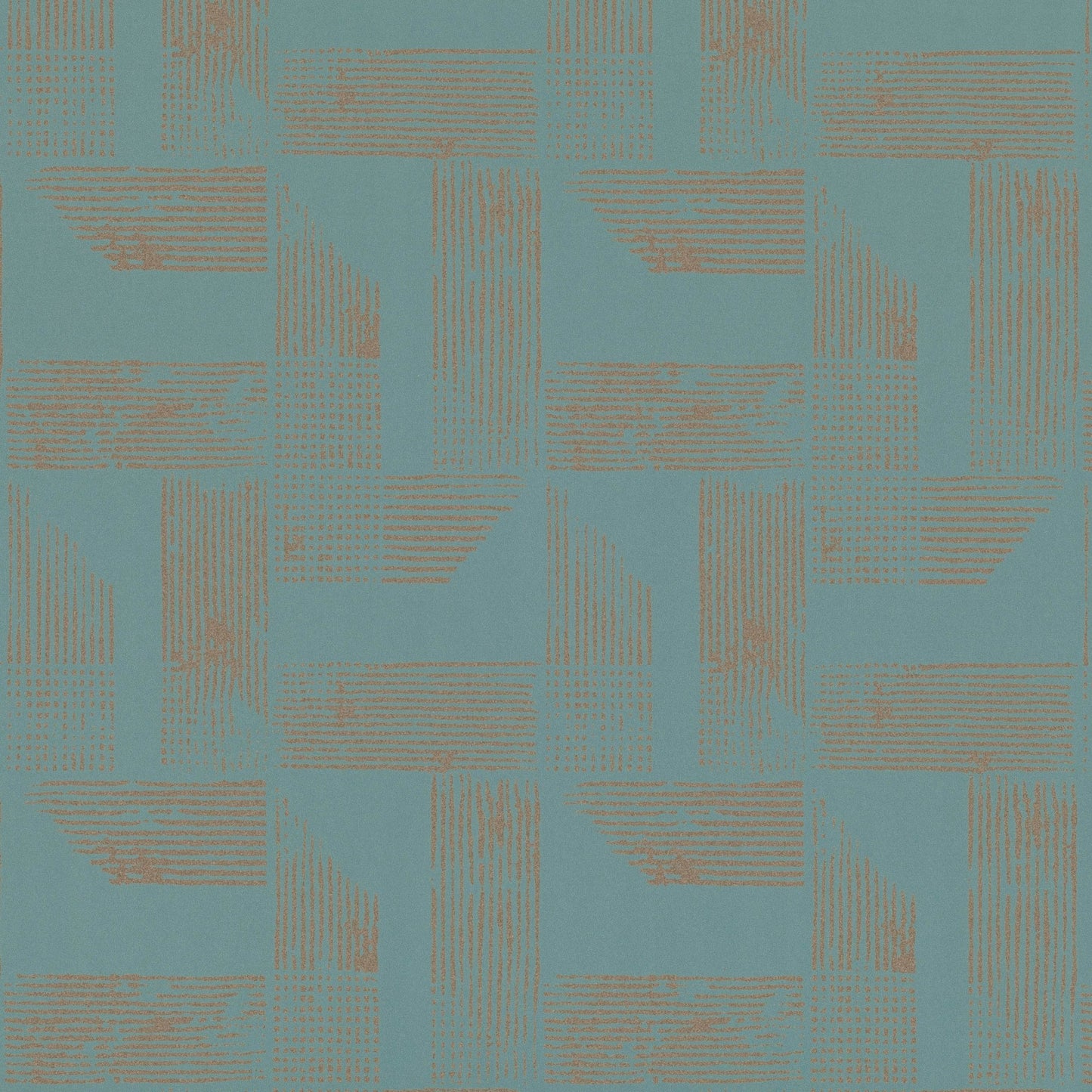 Renzo Wallpaper - Teal - Villa Nova - W552/06 - Premier Wallcovering