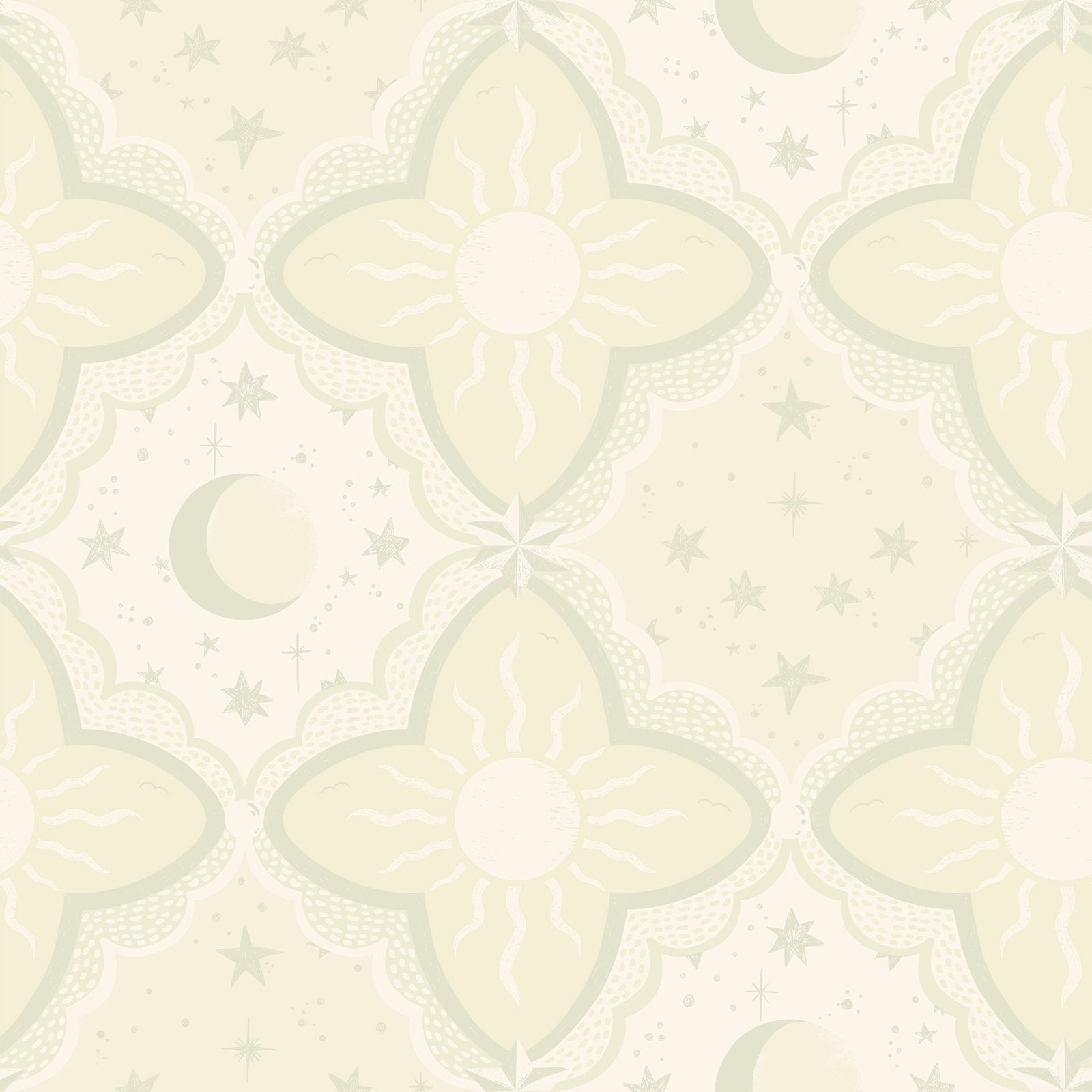 Resan Kids Star Wallpaper - Beige - Galerie - Resan - 29031 - Premier Wallcovering