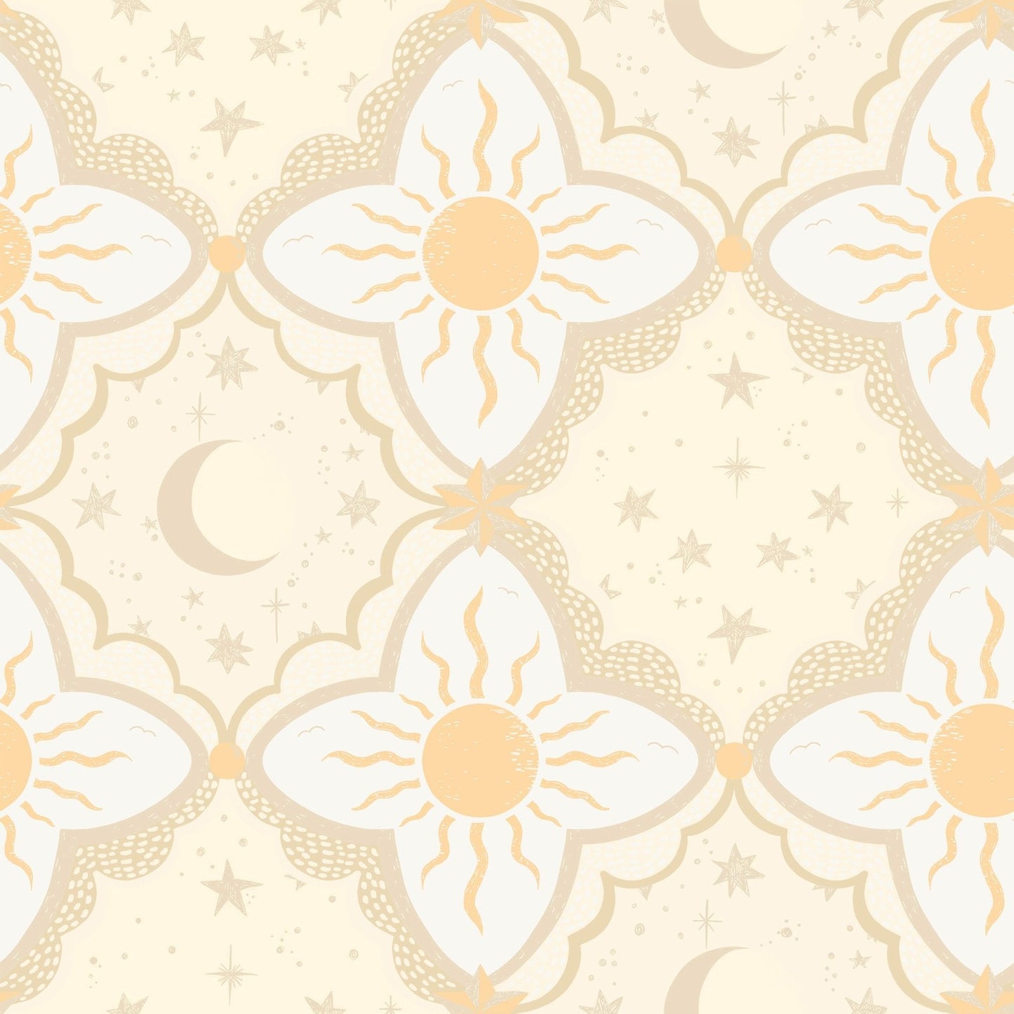 Resan Kids Star Wallpaper - Cream - Galerie - Resan - 29032 - Premier Wallcovering