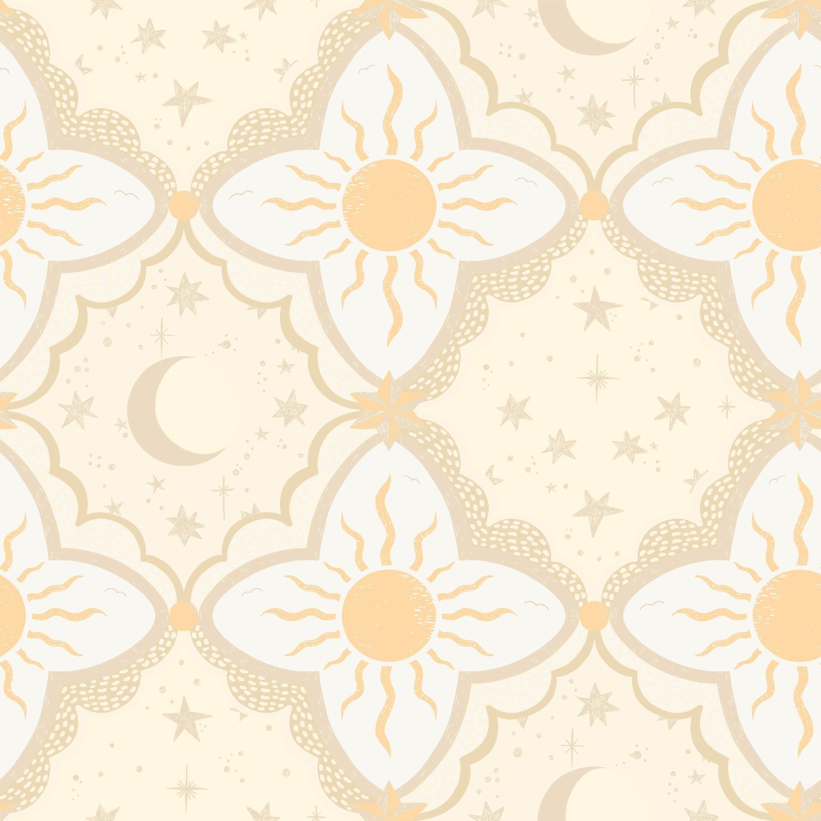 Resan Kids Star Wallpaper - Cream - Galerie - Resan - 29032 - Premier Wallcovering