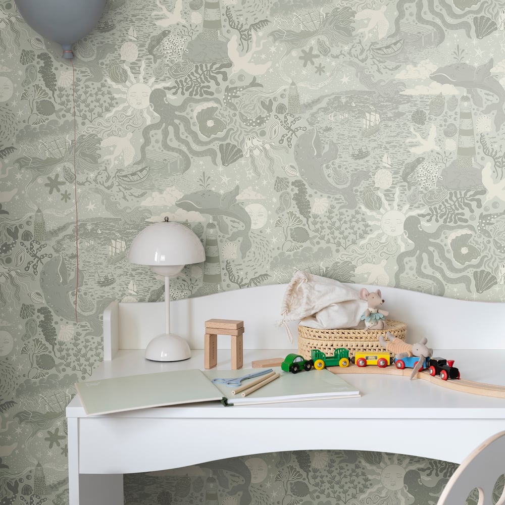 Resan Nautical Wallpaper - Silver Grey - Galerie - Resan - 29017 - Premier Wallcovering